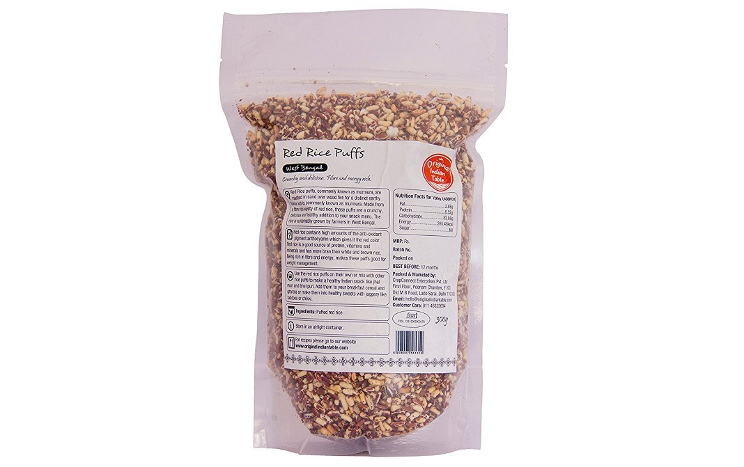 Original Indian Table Red Rice Puffs (West Bengal)   Pack  300 grams